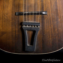 Vintage 1940-50s Encore Symphony Acoustic Guitar - Art Deco Parlor with Vintage Kluson Tuners