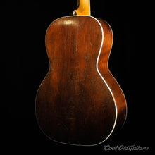 Vintage 1920s Acoustic Parlor Guitar with Hawaiian Artwork