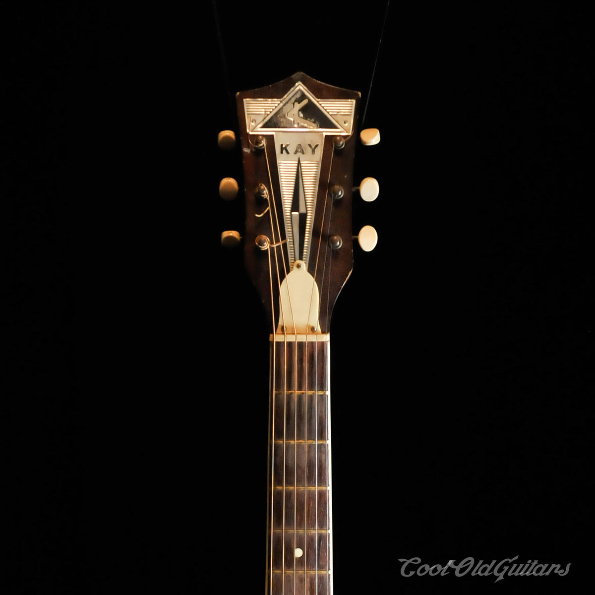 Vintage 1950s-60s Kay Jumbo Acoustic Acoustic Guitar – Cool Old