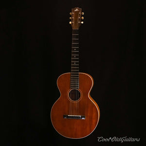 Vintage 1926 Gibson L1 Flattop Acoustic Guitar with Rare Amber Finish - Excellent with Recent Luthier Set-Up