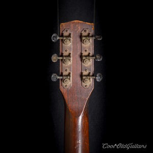 Vintage 1940s Supertone Gene Autry Acoustic Guitar with Kluson Tuners - Luthier Repair