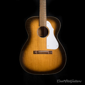 Vintage 1965 Harmony Silvertone Acoustic Guitar with Original Sears Box - Excellent Condition