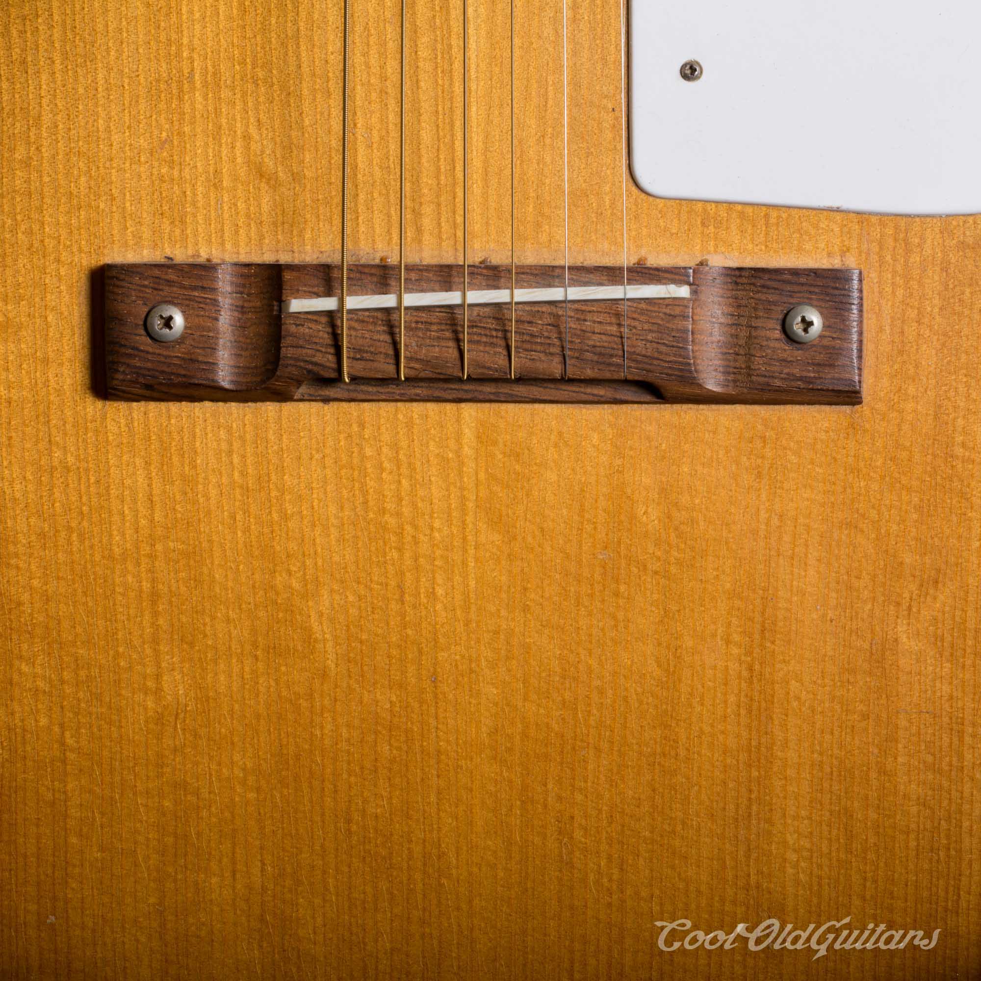 Vintage 1965 Harmony Silvertone Acoustic Guitar with Original Sears Bo