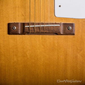 Vintage 1965 Harmony Silvertone Acoustic Guitar with Original Sears Box - Excellent Condition