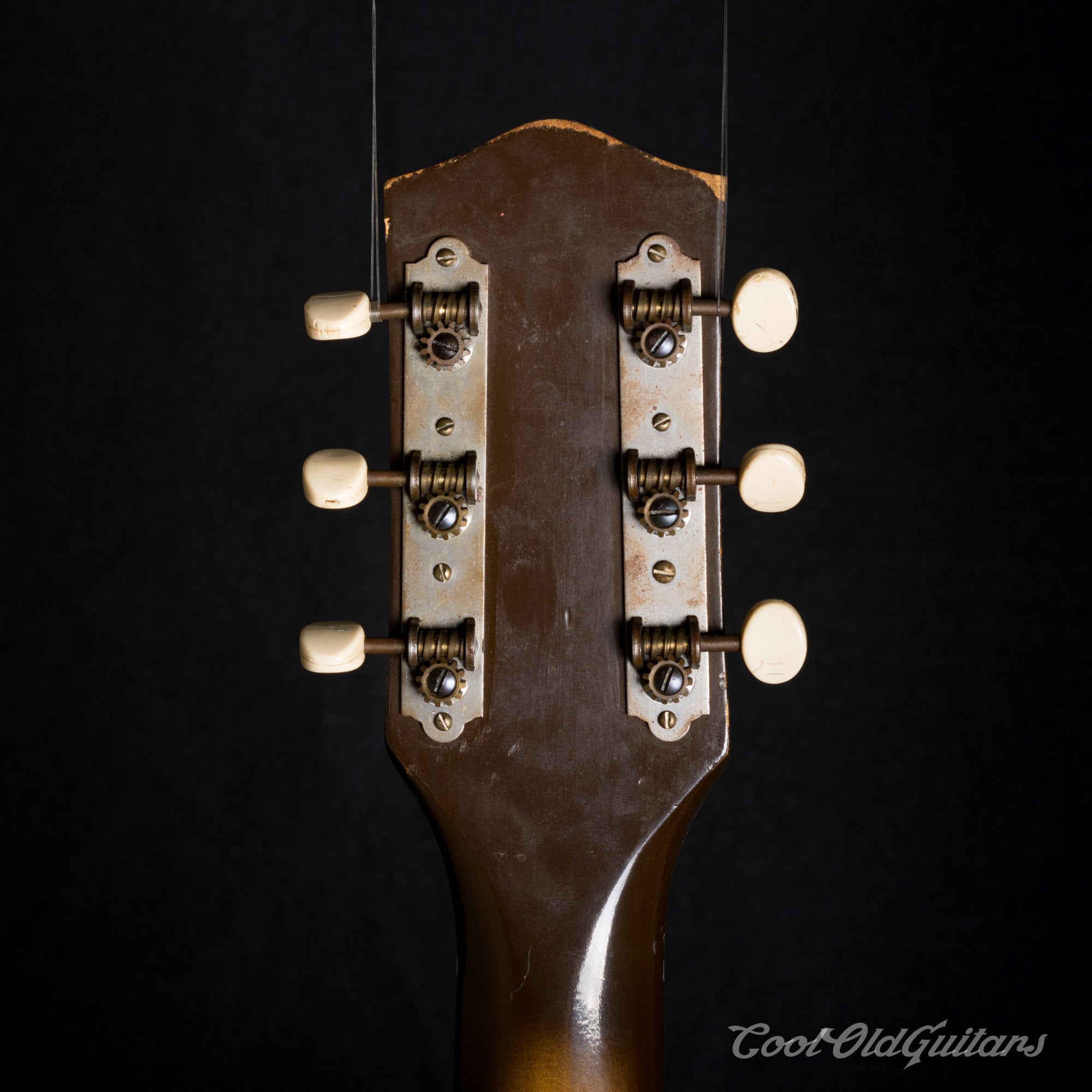 Vintage 1965 Harmony Silvertone Acoustic Guitar with Original Sears Bo