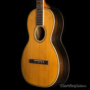 Vintage 1910s-20s Lyon & Healy Lakeside Acoustic Parlor Guitar with Brazilian Rosewood