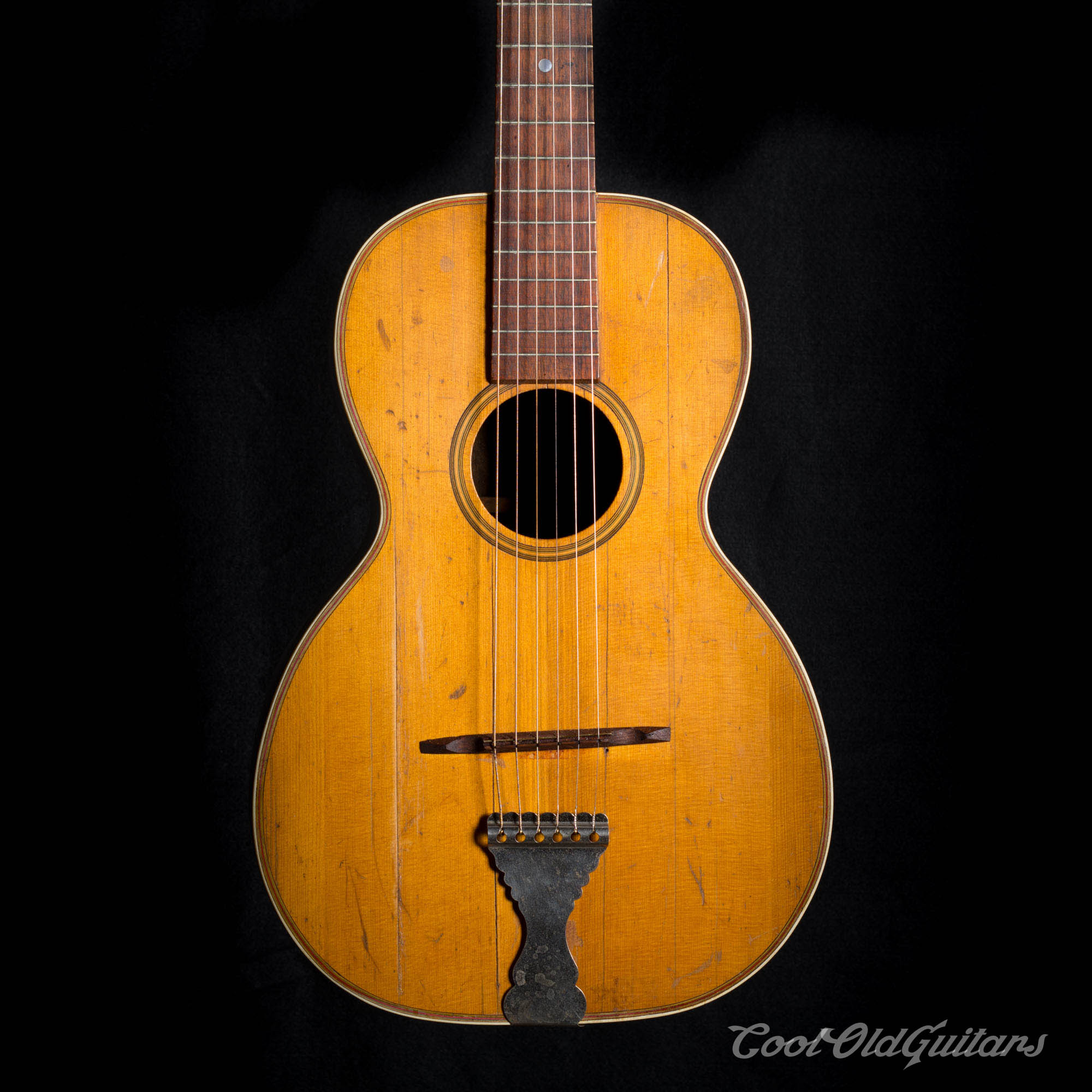 古いアメリカのパーラーギター Circa 1892 American Conservatory Parlor Guitar | Reverb