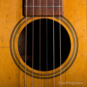 Antique 1890s - 1910s American Parlor Guitar