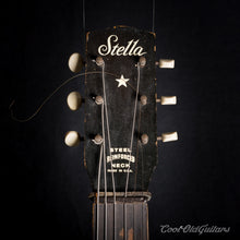 Vintage Stella Acoustic Guitar 1950s-60s with Vintage Waverly Tuners