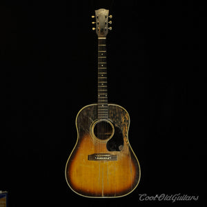 Vintage 1940s Gibson Southern Jumbo Acoustic Guitar with J45 Neck