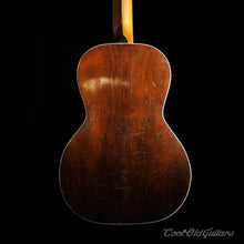Vintage 1920s Acoustic Parlor Guitar with Hawaiian Artwork
